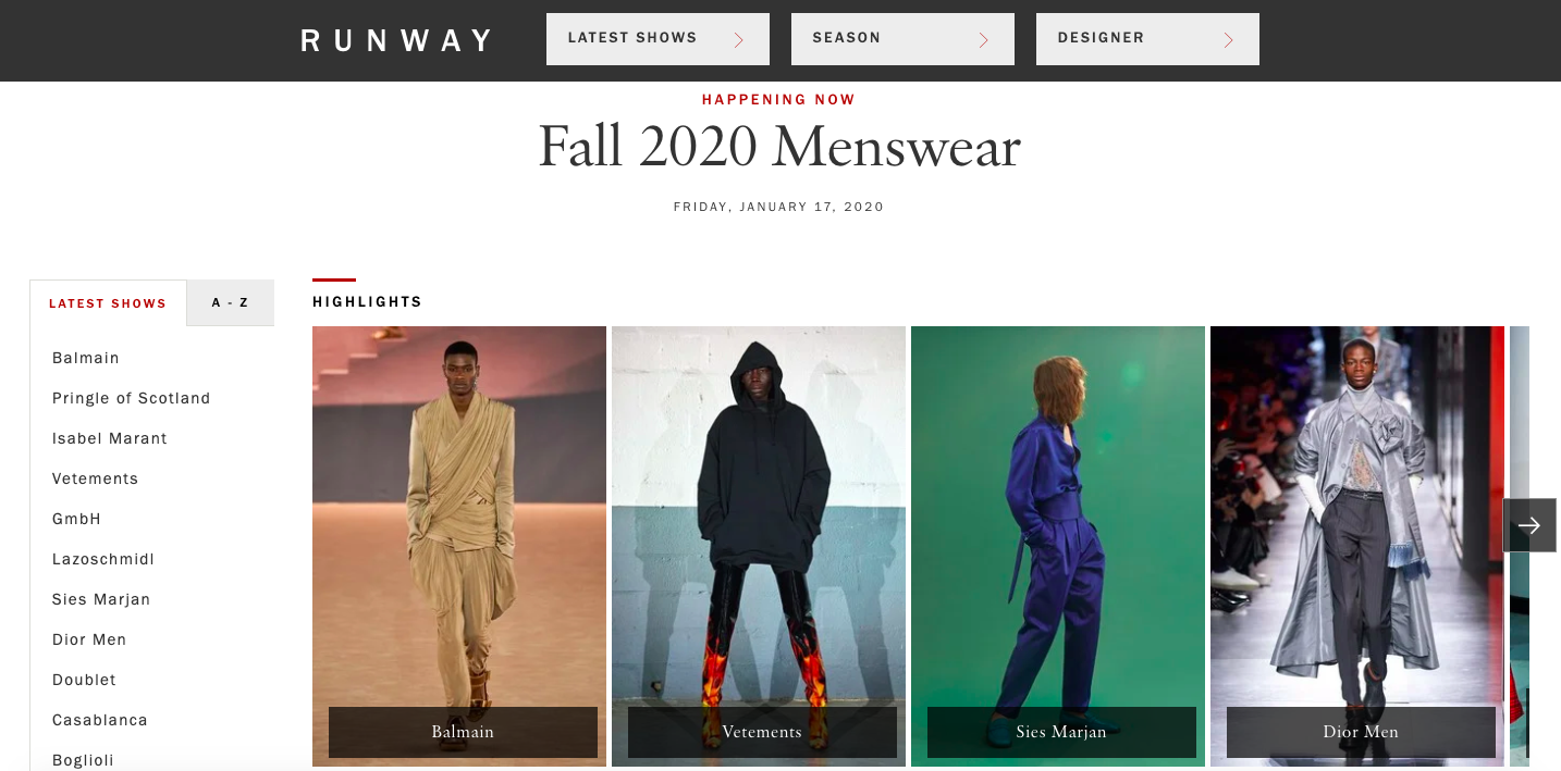 trending: menswear fall2020 &amp; pre-fall 2020